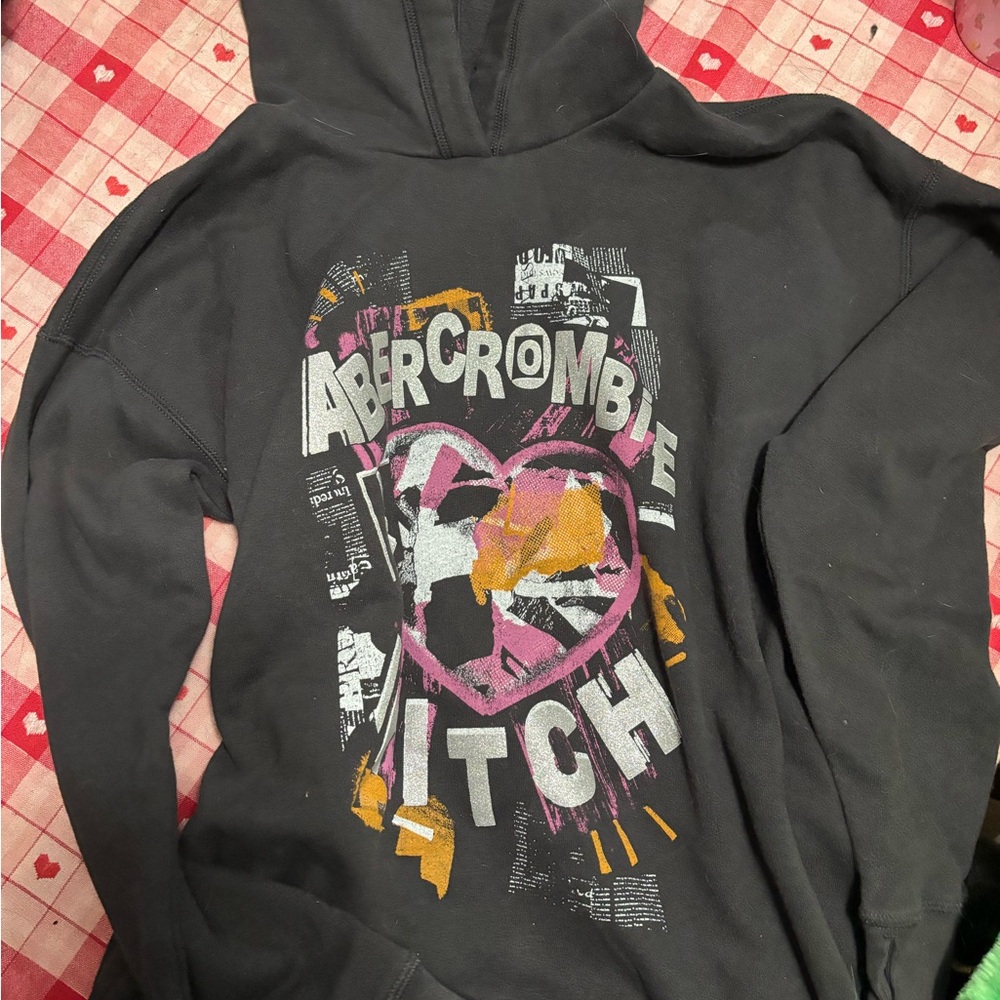 Abercrombie Kids Black Fleece Hoodie